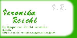 veronika reichl business card